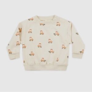 Quincy Mae Tractors Sweatshirt, Size 0-3 Months